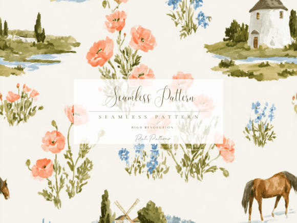 Designing with the Peaceful Meadow Seamless Pattern: A Practical Guide for Creators