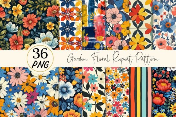 Elevating Digital Design: The Strategic Value of Garden Floral Seamless Repeat Patterns