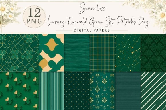 Elevating Your St. Patrick's Day Projects with Luxury Emerald Green Designs