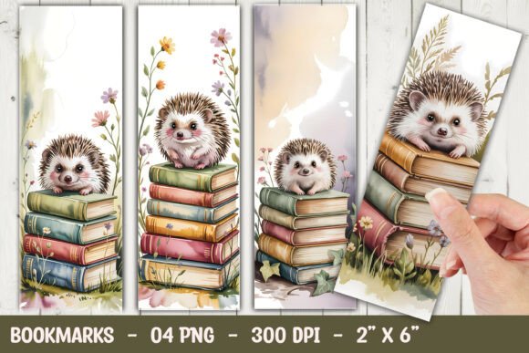 Evaluating Cute Hedgehog Bookmark Sublimation Designs for DIY Projects