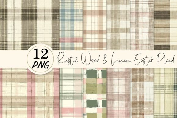 Evaluating the Rustic Wood Linen Easter Plaid Pattern for Commercial and Personal Projects