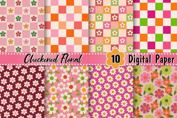 Integrating Retro Flower Digital Paper into Your Creative Workflow
