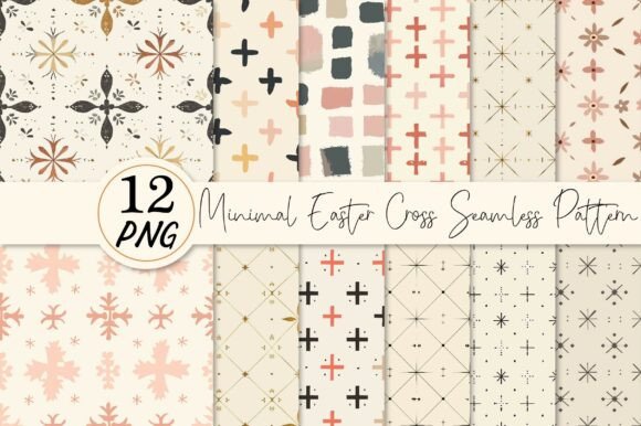 Minimal Easter Cross Seamless Pattern: A Versatile Design for Modern Creators