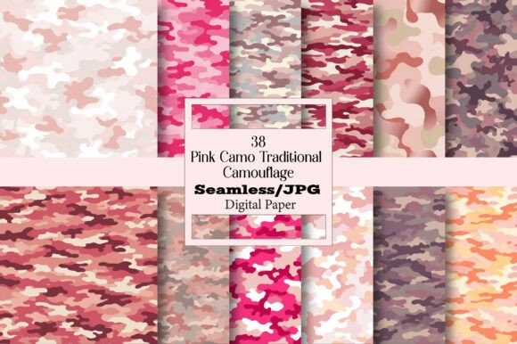 Pink Camo: A Bold Design Asset