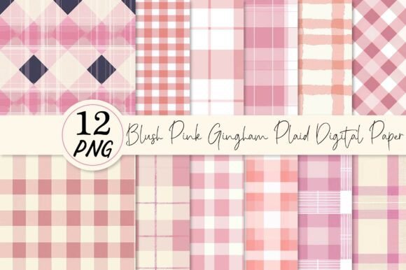 Unlocking Creativity: A Comprehensive Guide to Blush Pink Gingham Plaid Digital Paper