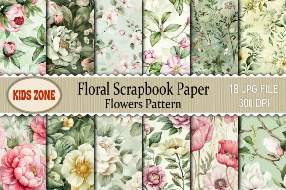 Unlocking Creativity with High-Quality Floral Scrapbook Paper Flowers Pattern Collections