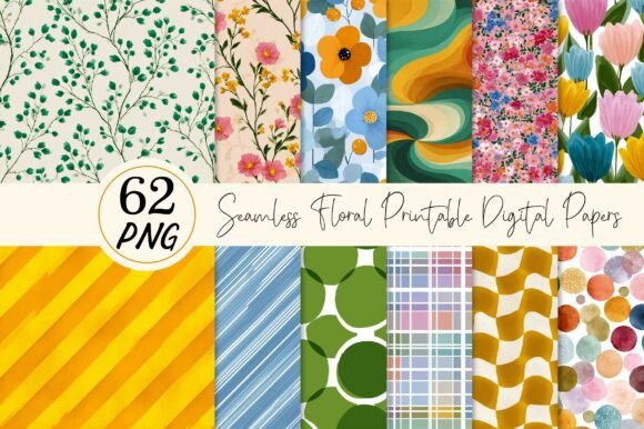 Unlocking Creativity with Seamless Floral Printable Digital Papers for Every Project